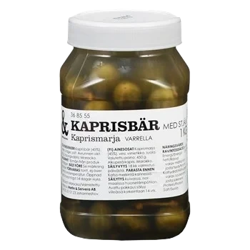 Kaprisbär med stjälk