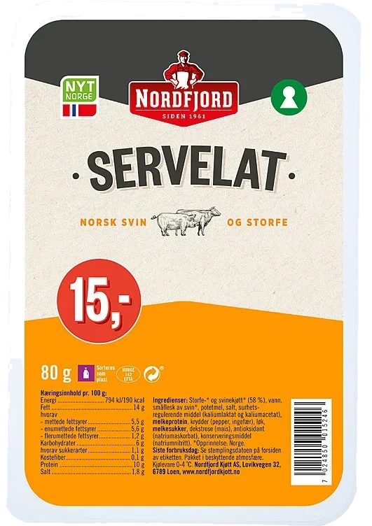 Servelat   80gsalam