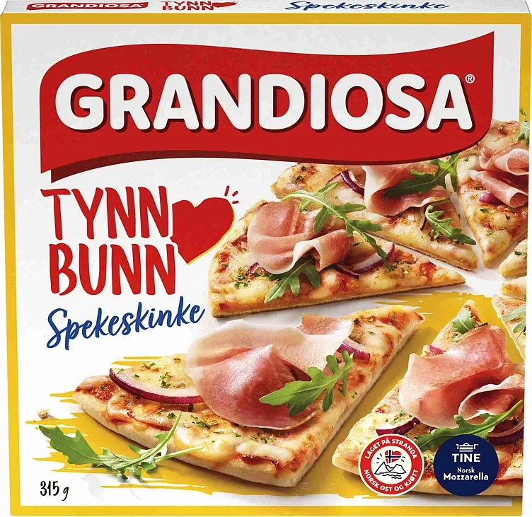 Grandiosa tynn bunn spekeskinke  315g