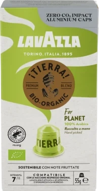 Lavazza Tierra Planet Øko Ncc 10 stk Coffee Capsules