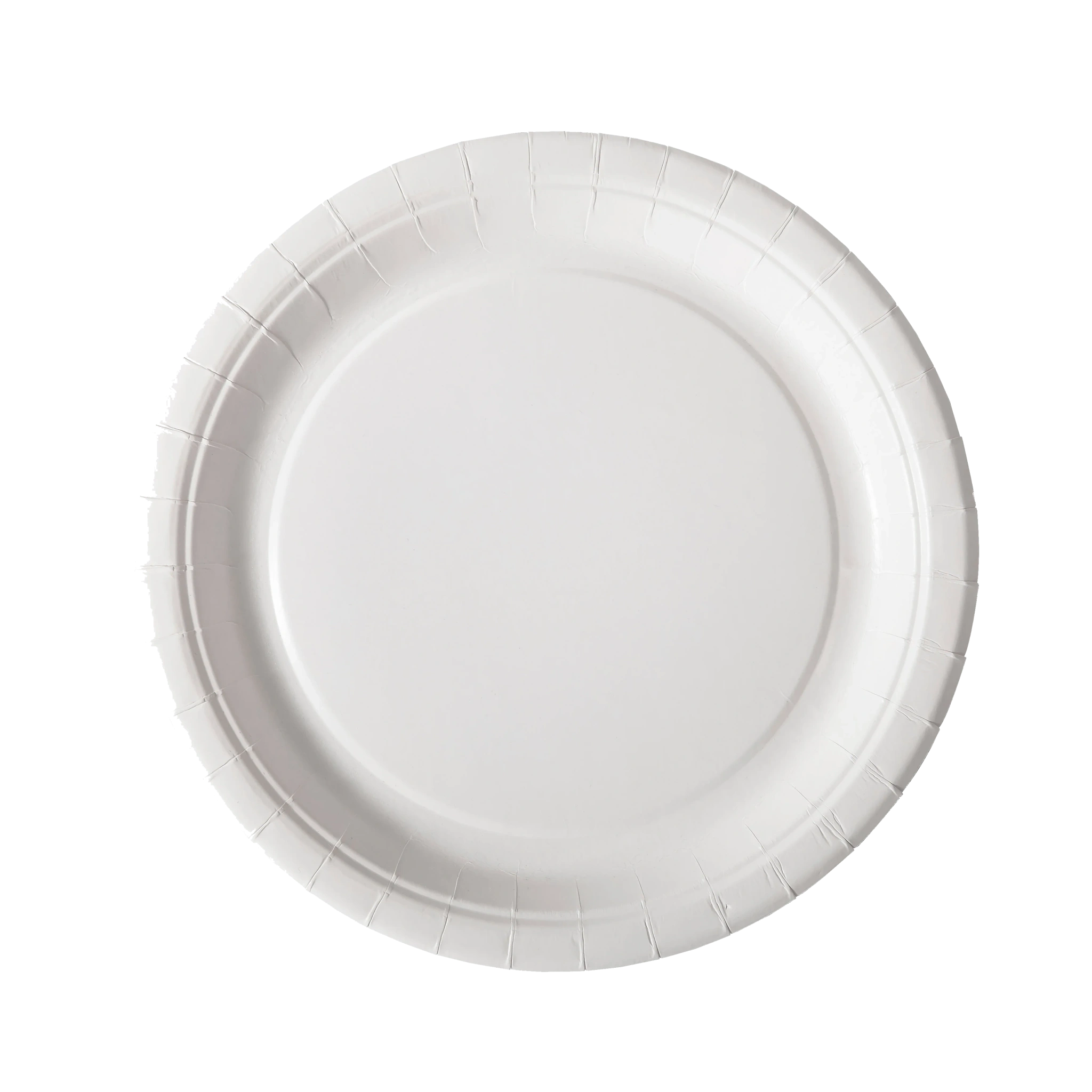 Papperstallrik Vit