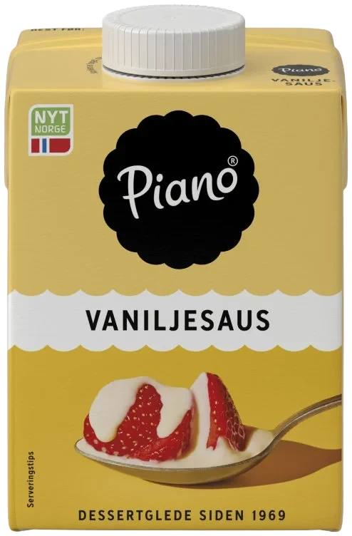 Piano Vaniljesaus 1/2l Tine