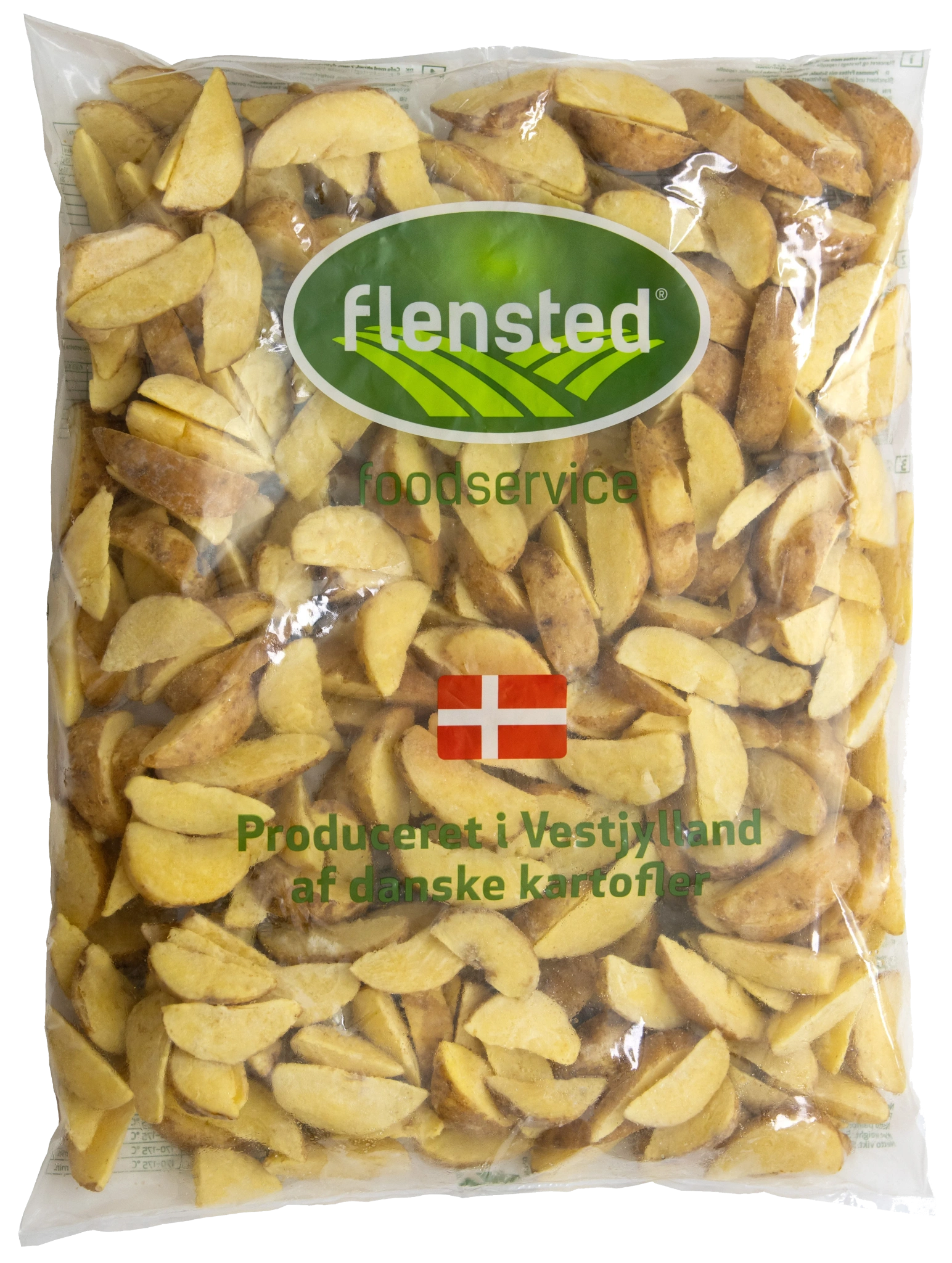 Klyftpotatis med skal