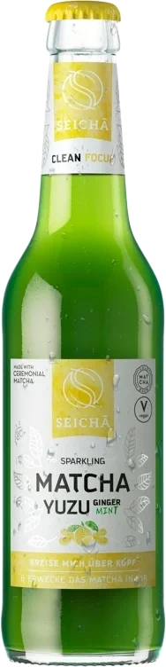 PAAFYLL AS Seicha Matcha Yuzu Matcha Is-te med Ingefær og Mynte Smak