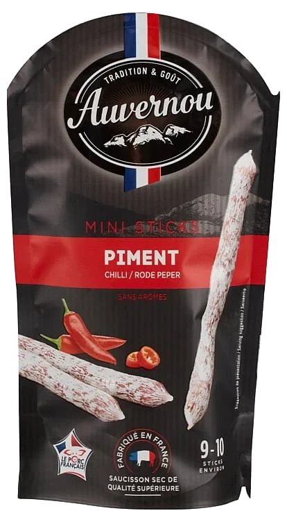 Auvernou saucisson stick chili 100g