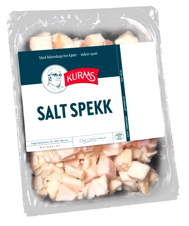 Salt spekk  250g