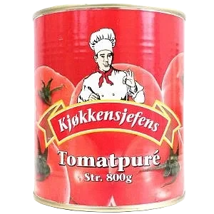 Tomatpure økologisk   800g