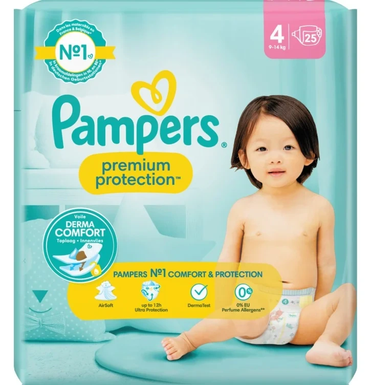Pampers Premium Protection S4 9-14kg 25stk