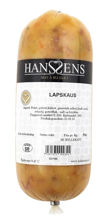 Lapskaus kokt, snabb 500g