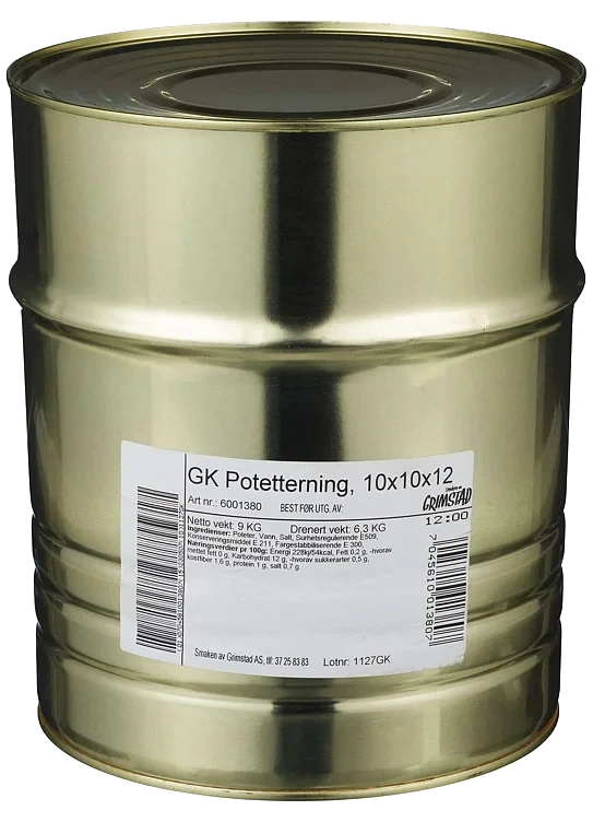 Potetterninger 10x10x12 spann    9l