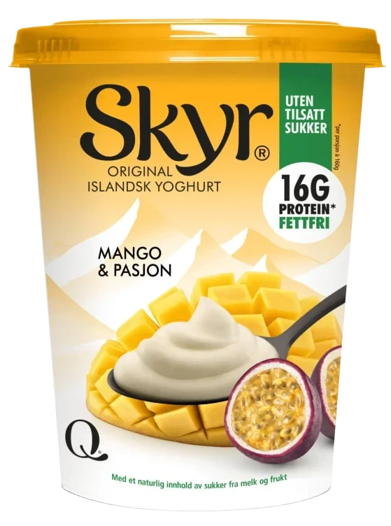 Skyr Mango&Pasjonsfrukt 450g Q