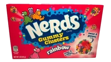 GODT LOKALT AS Nerds Rainbow Gummy Clusters Theater Box