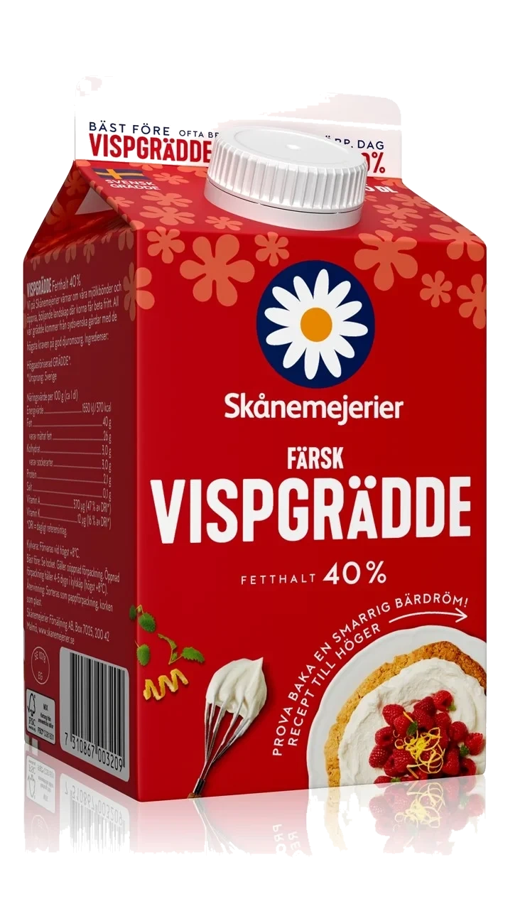 Vispgrädde 40%