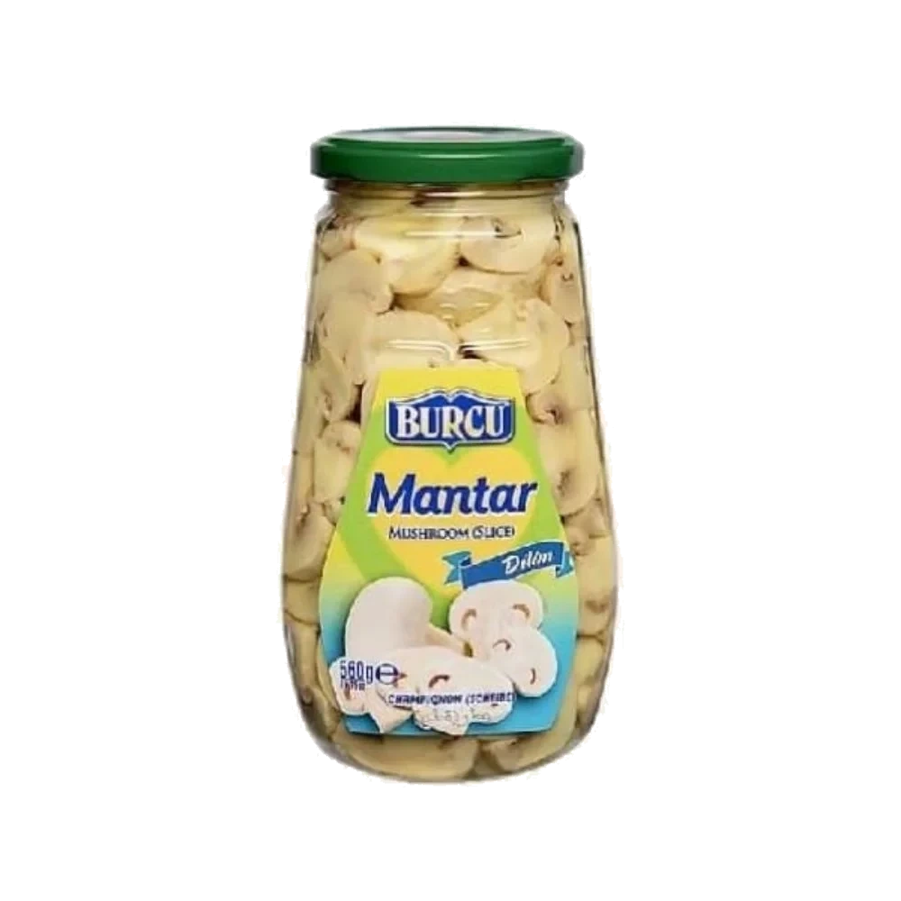 Burcu mushroom sliced