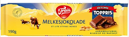 Melkesjokolade Toppris 190g