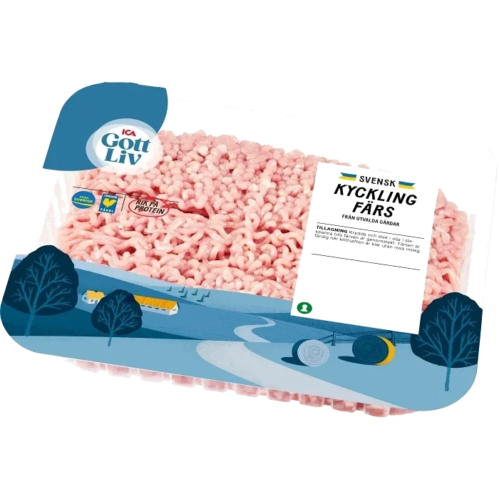 Kycklingfärs Färsk 1kg ICA Gott Liv