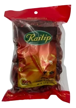 Raitip Dried Chilli Whole w/O Steam Ot Kho 100g