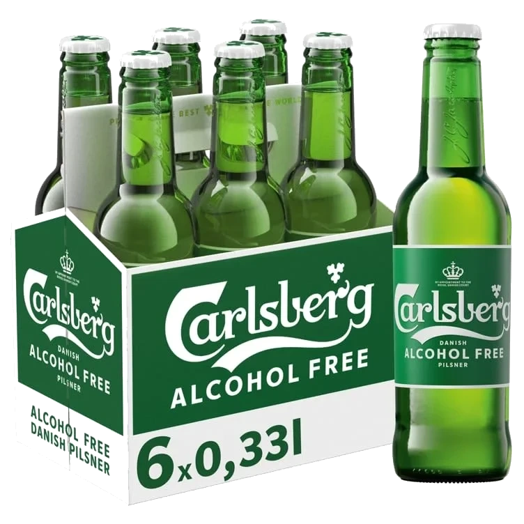 Carlsberg Free 0,33lx6 flaske