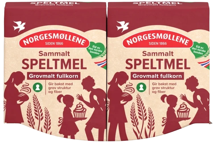 Speltmel Sammalt Møllerens