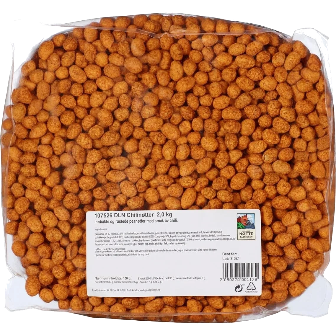 Chilinøtter løsvekt   2kg