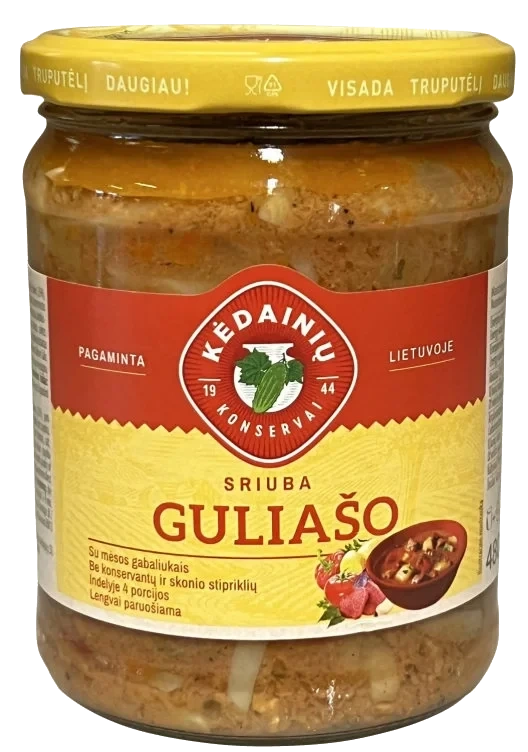 Suppe Gulash Sriuba Guliaso 480g Kedainiu