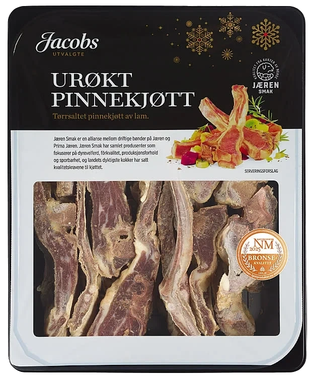 Pinnekjøtt Urøkt Ca1,8kg Jacobs Utvalgte
