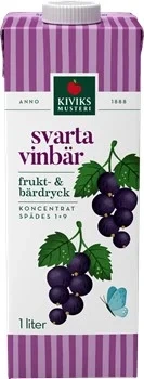 Svartvinbärsdryck Koncentrat 1+9