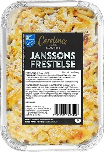 Carolines kök Janssons frestelse