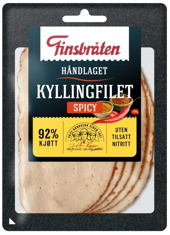 Kyllingfilet Spicy Pålegg 90g Finsbråten