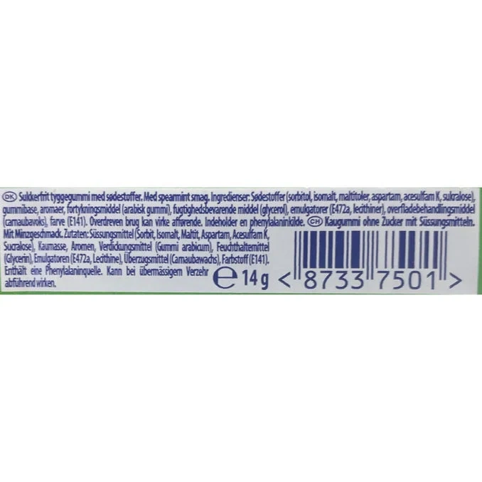 Tuggummi Spearmint 36-pack