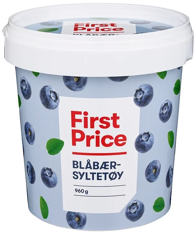 Blåbærsyltetøy 960g First Price