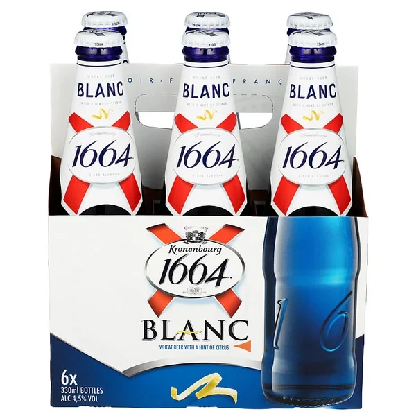 Kronenbourg 1664 Blanc 0,33lx6 flaske