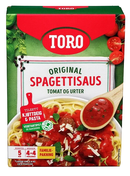 Spagettisaus familiepk   4x53g