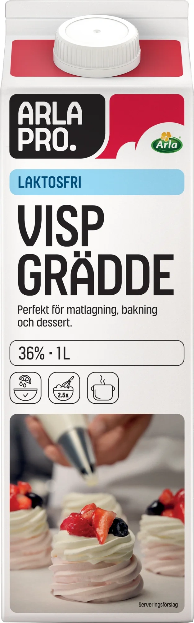 Laktosfri vispgrädde 36%