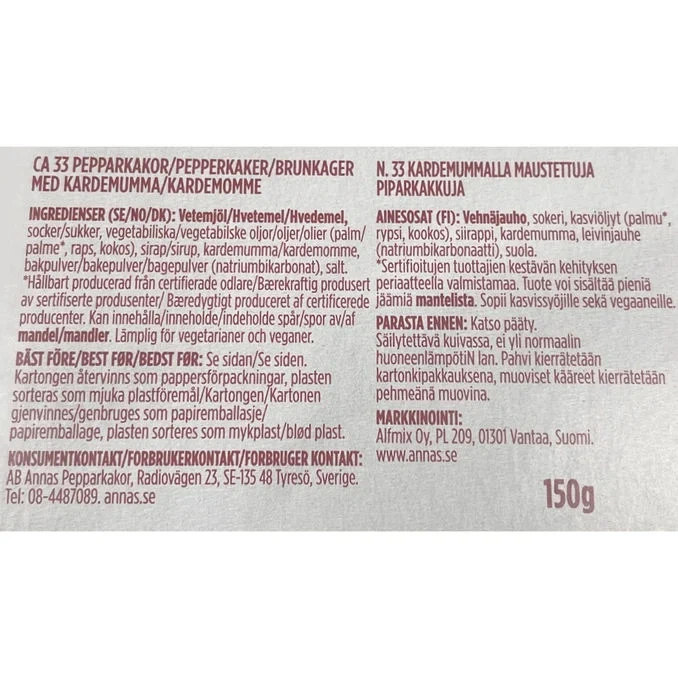 Kardemumma Pepparkaka
