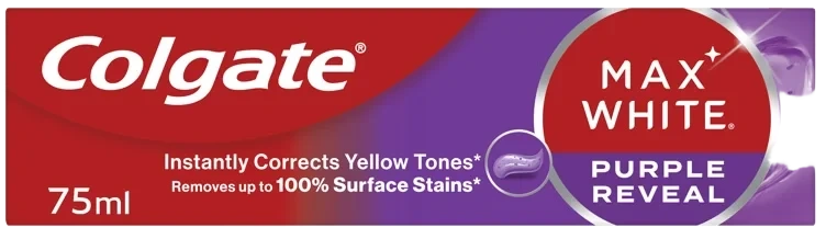 Colgate Tannkrem Max White Purple 75ml