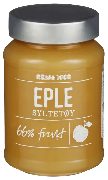 Rema 1000 eplesyltetøy lett 525g