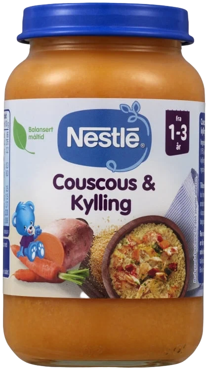 Couscous & Kylling 1-3år 220g