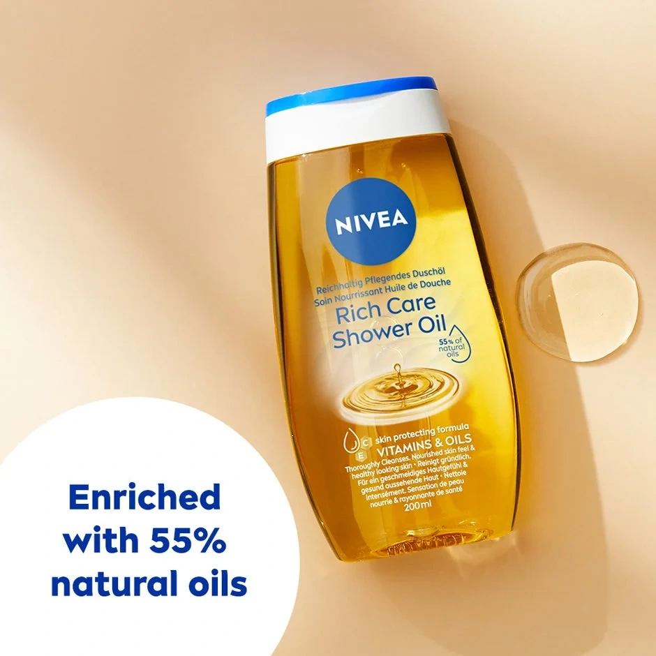 NIVEA Rich Caring Shower Oil