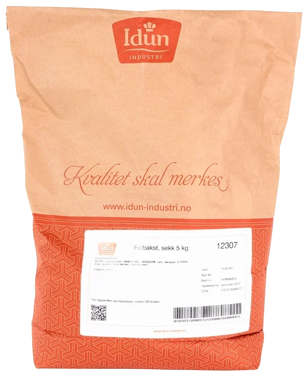 Finbakst sekk  5kg