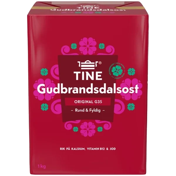 Gudbrandsdalsost G35 1kg Tine