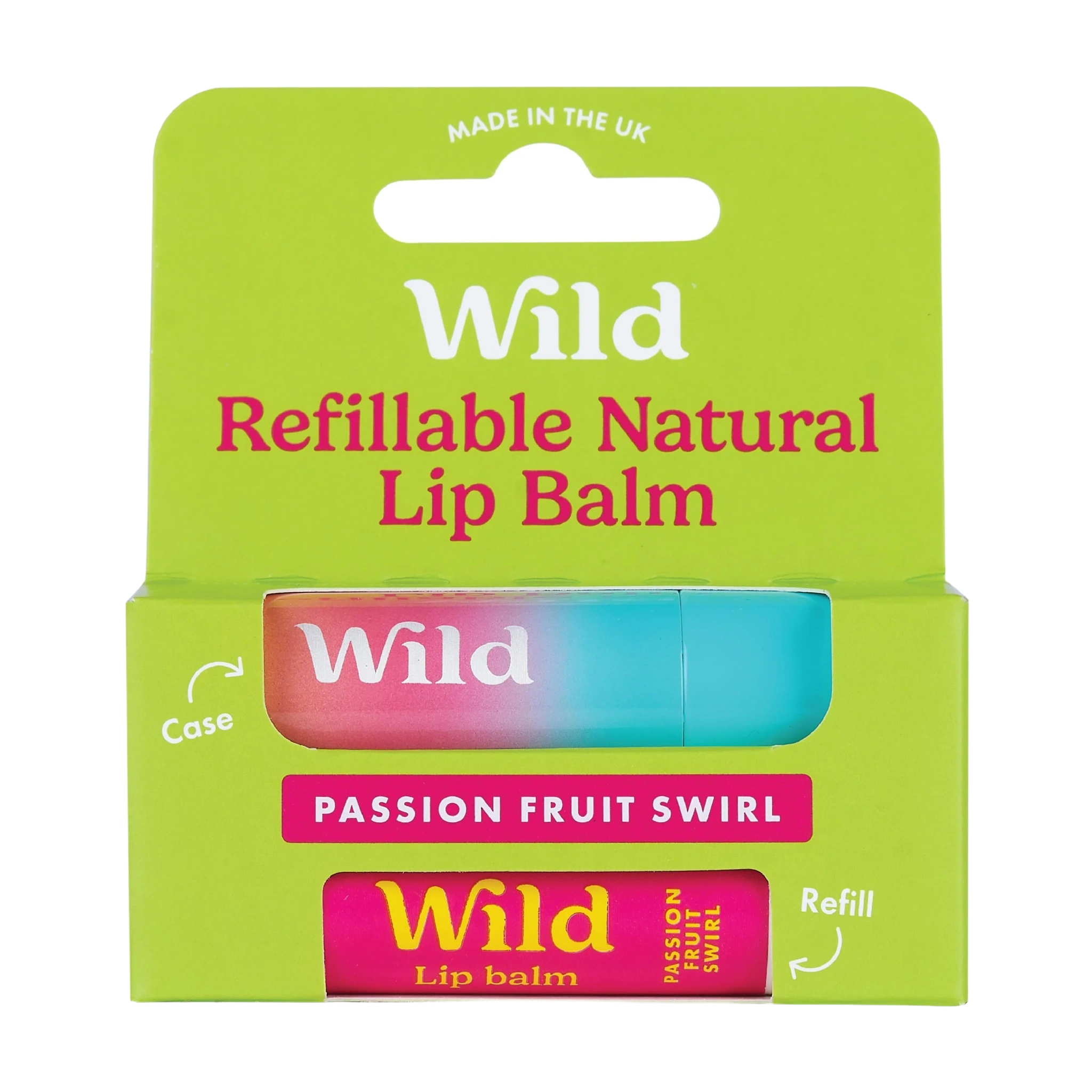 Wild LipBalm Ombre case, Passion