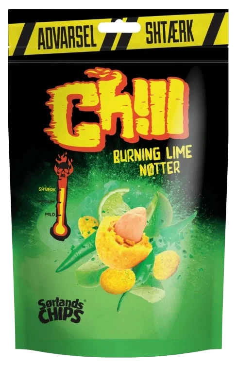 Sørlandschips Burning Lime 130g