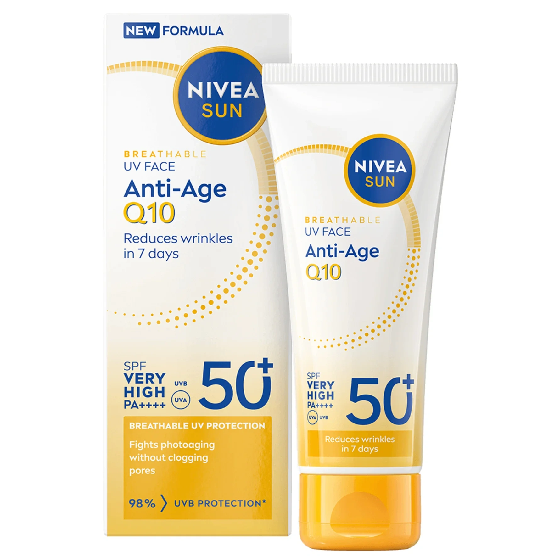 Solkräm Ansikte Anti-Age Q10 Spf 50+