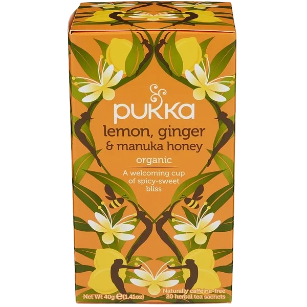 Lemon Ginger&honey Urtete 20pos Pukka