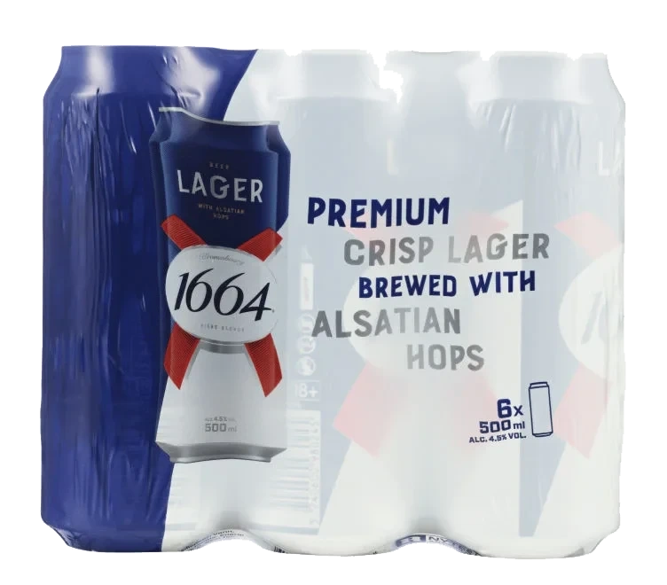 Kronenbourg 1664 Lager 0,5lx6 boks