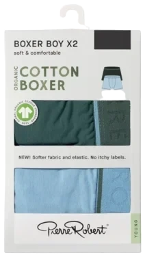 Cotton Boxer Jr Boy X2