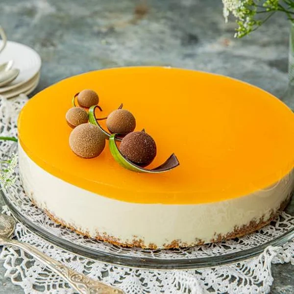 Ostekake Med Pasjonsfrukt 20 Bit Bakehuset