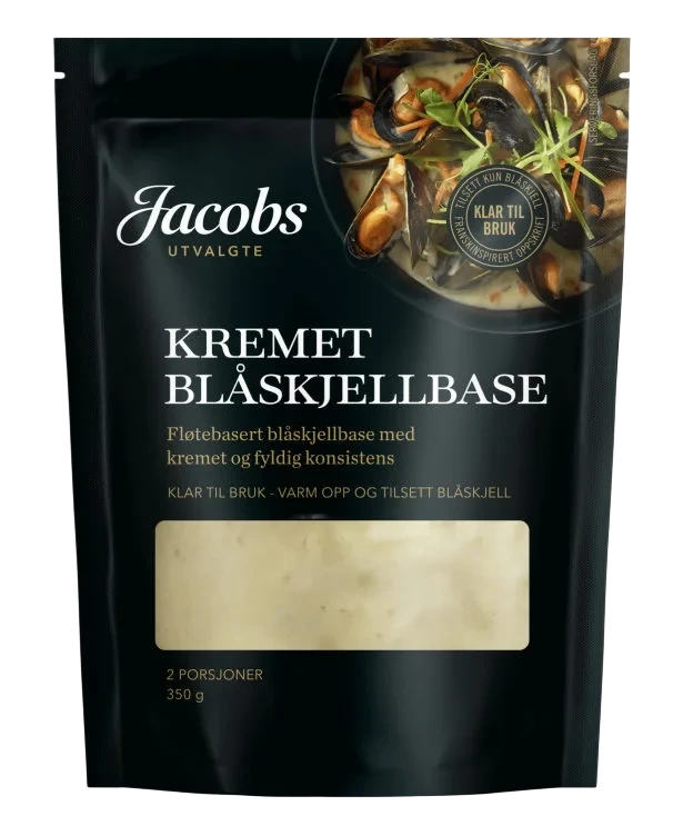 Blåskjellbase Kremet 350g Jacobs Utvalgte