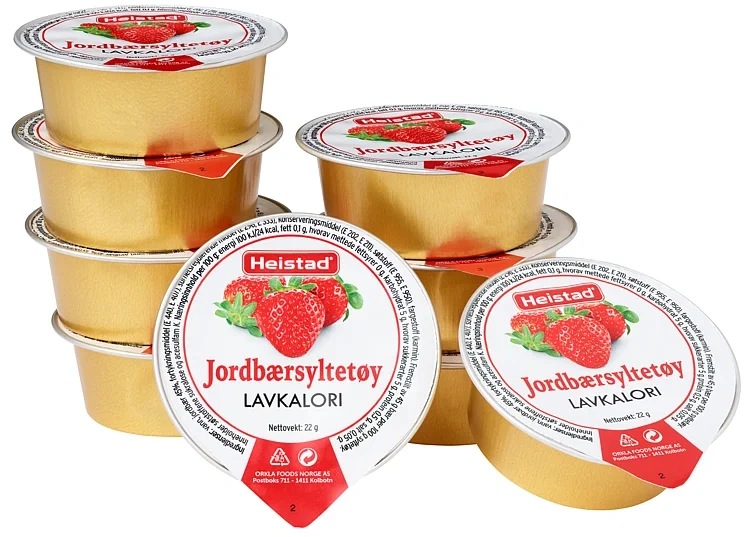 Jordbærsyltetøy lavkalori 80x22g